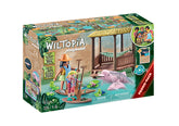 Playmobil wiltopia - tour de remo con los delfines de río